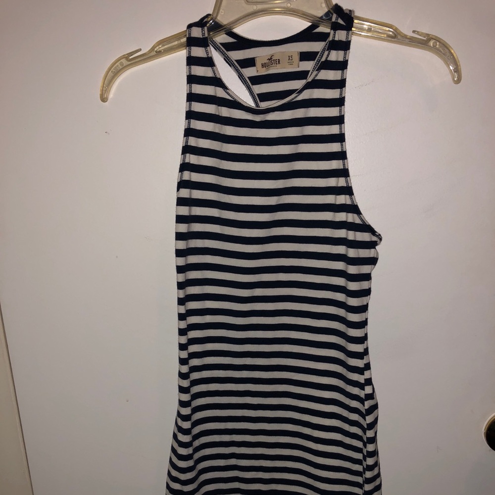 Hollister Bodycon striped mini dress
